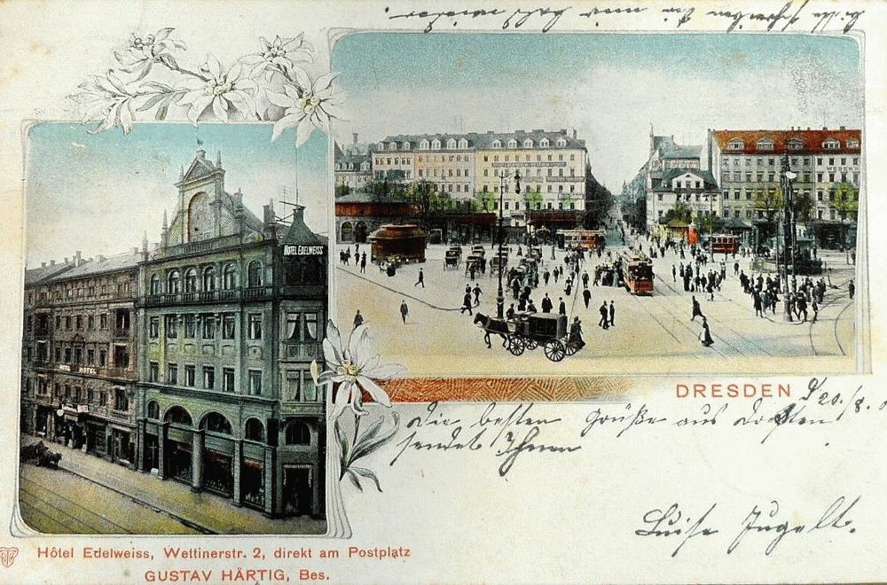 Große Zwingerstraße 6 (Zwingerstraße 26) / Schweriner Straße (Wettiner Straße) Dresden Große Zwingerstraße 6 (Zwingerstraße 26) / Schweriner Straße (Wettiner Straße) Dresden