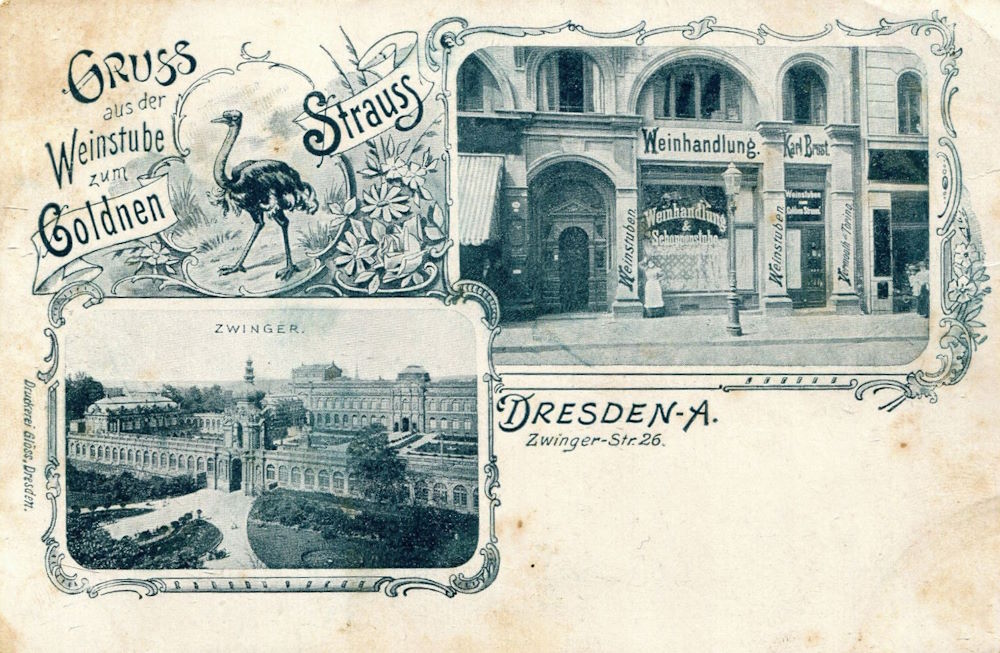 Große Zwingerstraße 6 (Zwingerstraße 26) / Schweriner Straße (Wettiner Straße) Dresden Große Zwingerstraße 6 (Zwingerstraße 26) / Schweriner Straße (Wettiner Straße) Dresden
