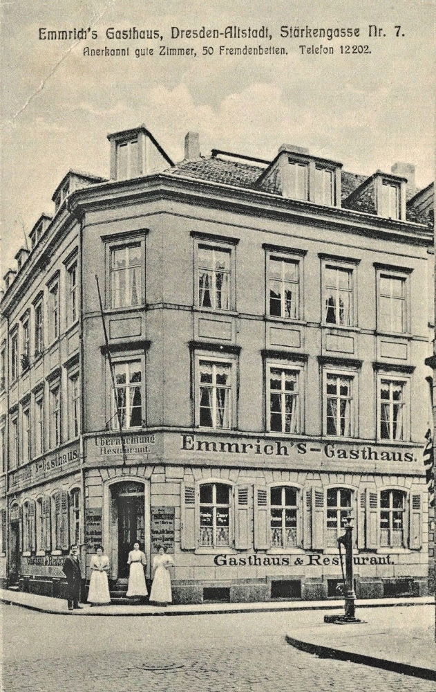 St&auml;rkengasse 7 / (Mittelstra&szlig;e)  Dresden